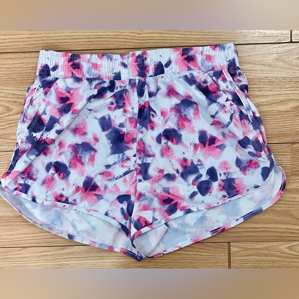 Athletic Works Women's Pink and Purple Athletic Shorts